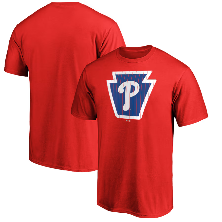Men's Philadelphia Phillies Red Team Adrenaline T-Shirt - ujerseystore