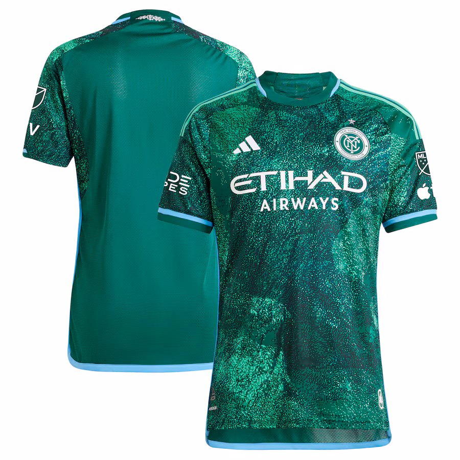 Men's New York City FC  adidas Green 2023 The Parks Authentic Jersey - ujerseystore