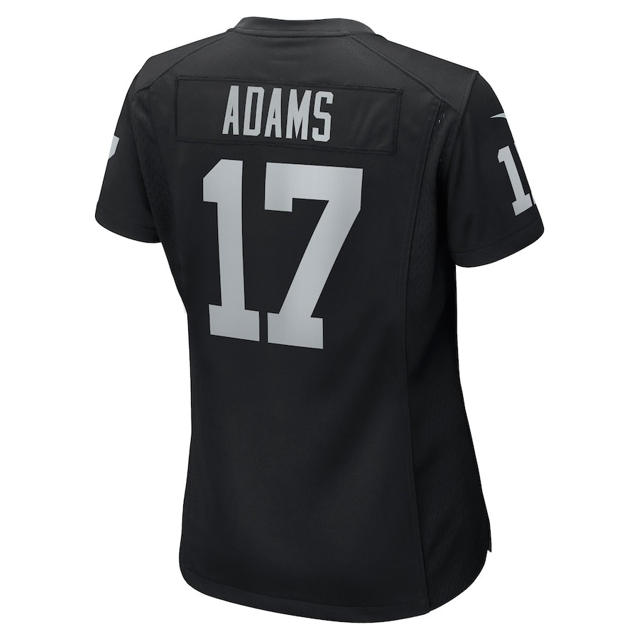 Women's Las Vegas Raiders Davante Adams Nike Black Player Jersey - ujerseystore