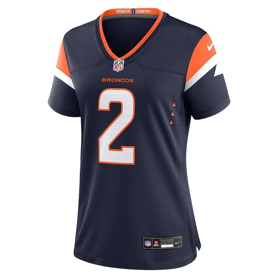 Women's Denver Broncos Patrick Surtain II Nike Navy Alternate Game Jersey - ujerseystore