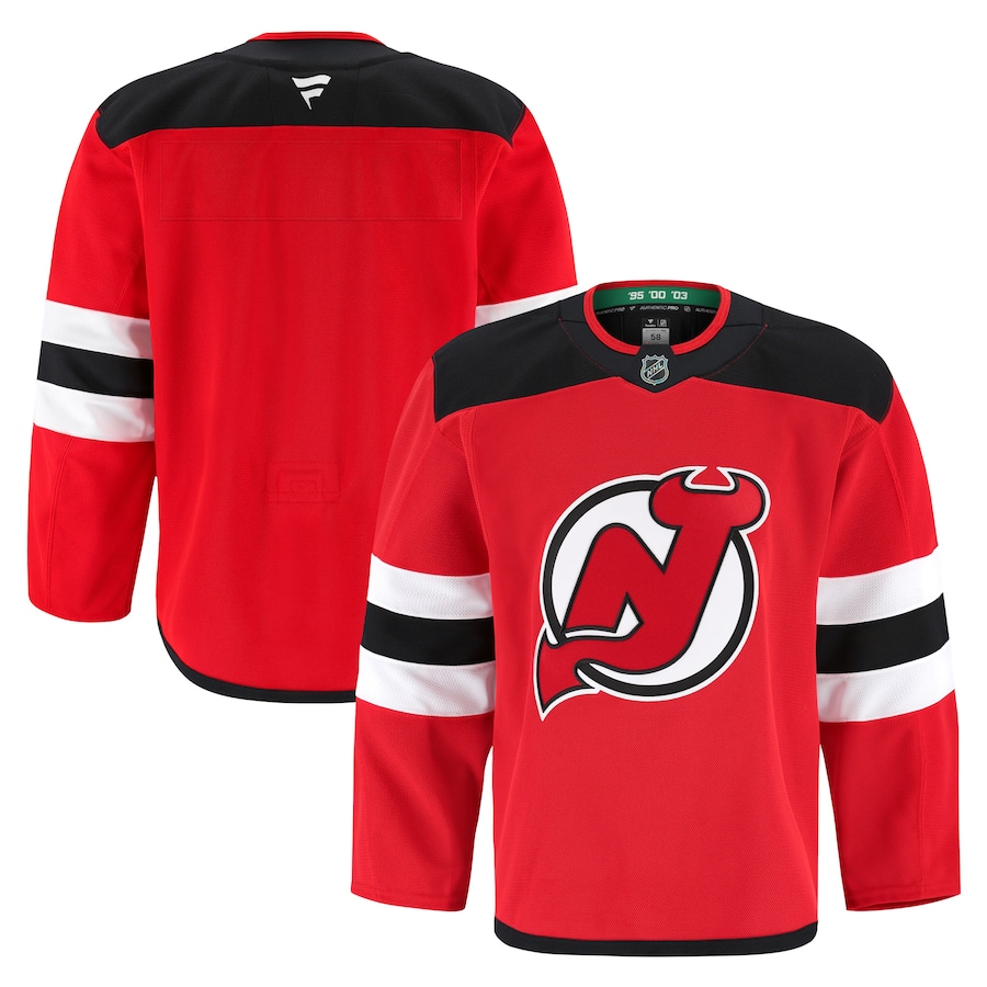 Men's New Jersey Devils Fanatics Red Home Authentic Pro Jersey - ujerseystore