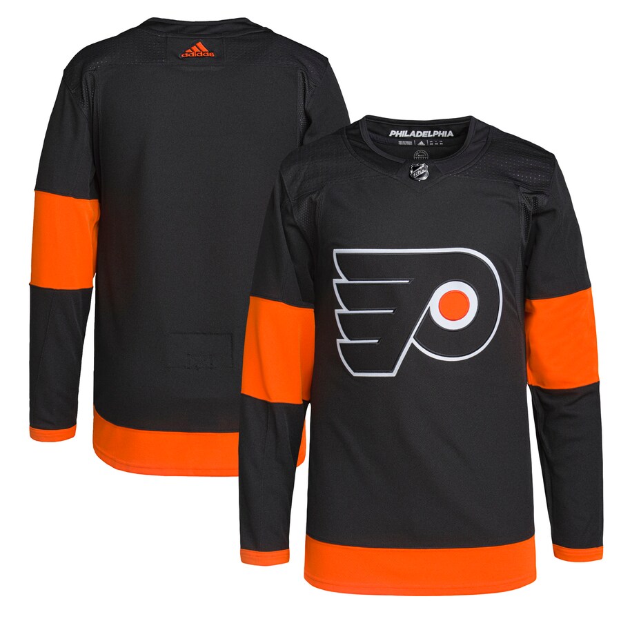 Men's Philadelphia Flyers adidas Black Alternate Primegreen Authentic Pro Jersey - ujerseystore