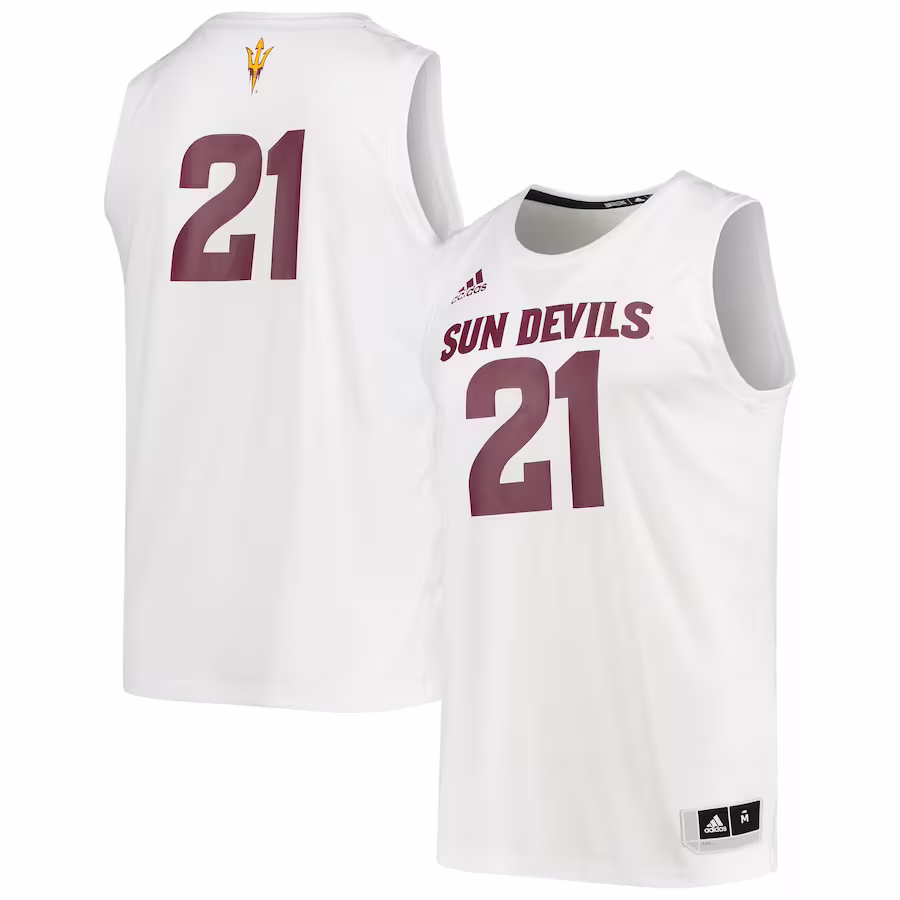 #21 Arizona State Sun Devils adidas Swingman Jersey - White - ujerseystore