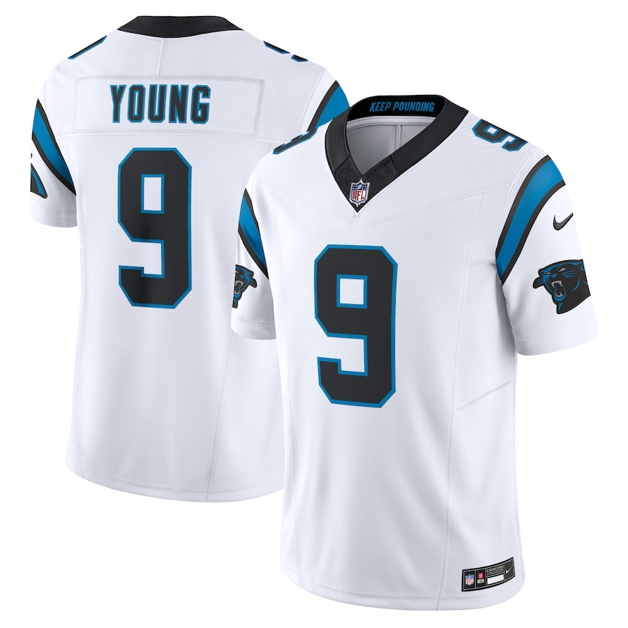 Men's Carolina Panthers Bryce Young Nike White  Vapor F.U.S.E. Limited Jersey - ujerseystore