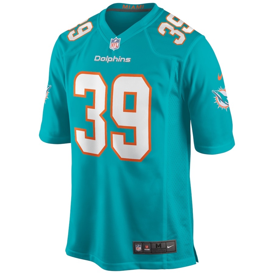 Men's Miami Dolphins Larry Csonka Nike Aqua Game Retired Player Jersey - ujerseystore