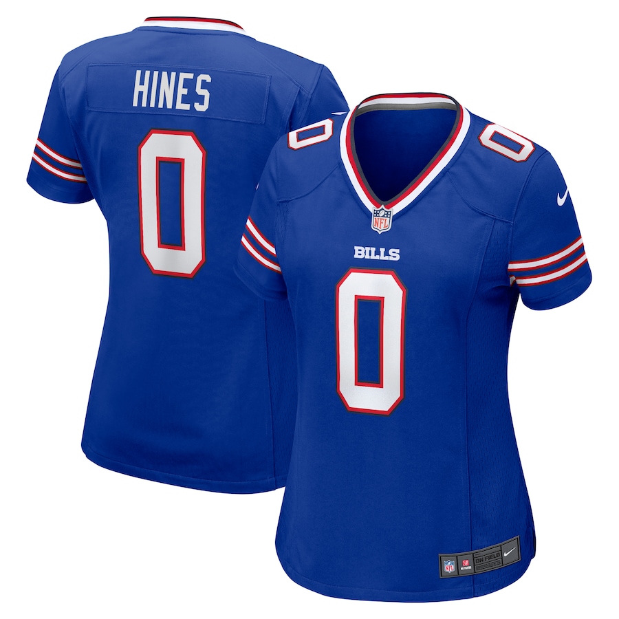 Women's Buffalo Bills Nyheim Hines Nike Royal Game Player Jersey - ujerseystore