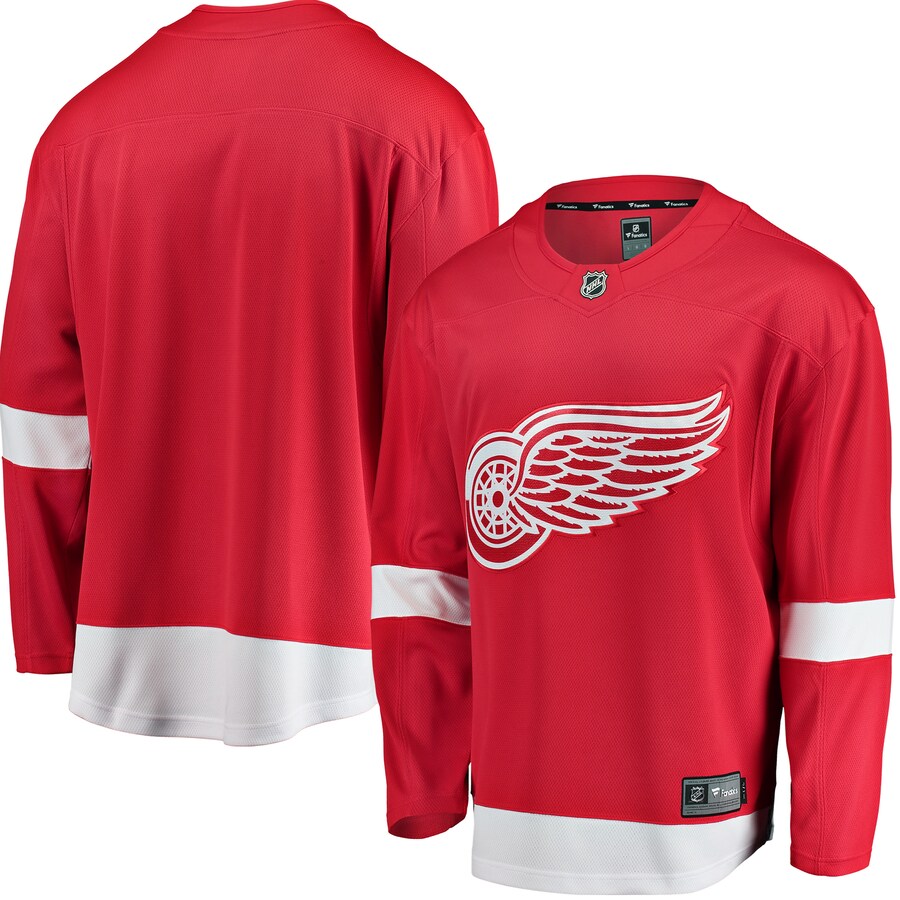 Men's Detroit Red Wings Fanatics Branded Red Breakaway Home Jersey - ujerseystore