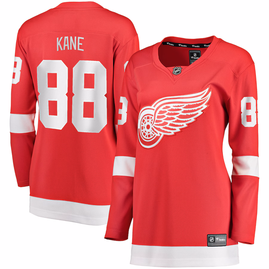 Women's Detroit Red Wings Patrick Kane Fanatics Red Home Breakaway Player Jersey - ujerseystore