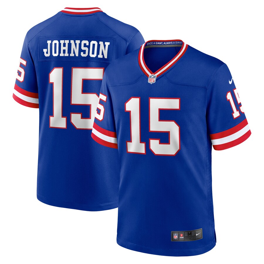 Men's New York Giants Collin Johnson Nike Royal Classic Player Game Jersey - ujerseystore