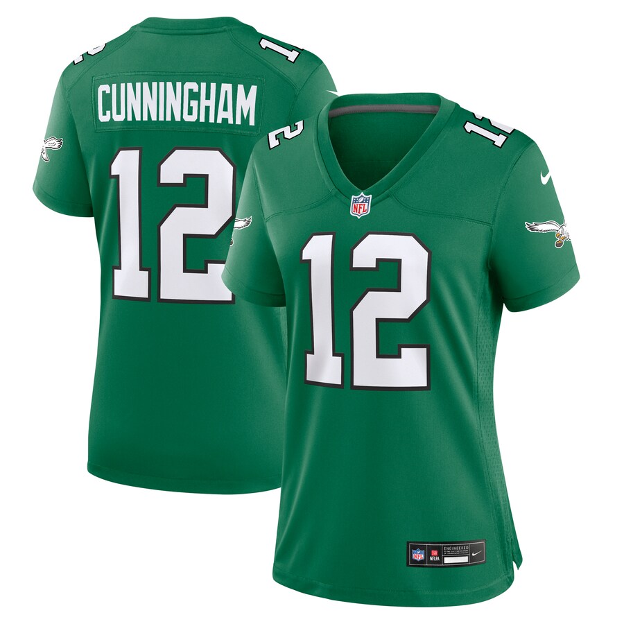 Women's Philadelphia Eagles Randall Cunningham Nike Kelly Green Alternate Game Jersey - ujerseystore