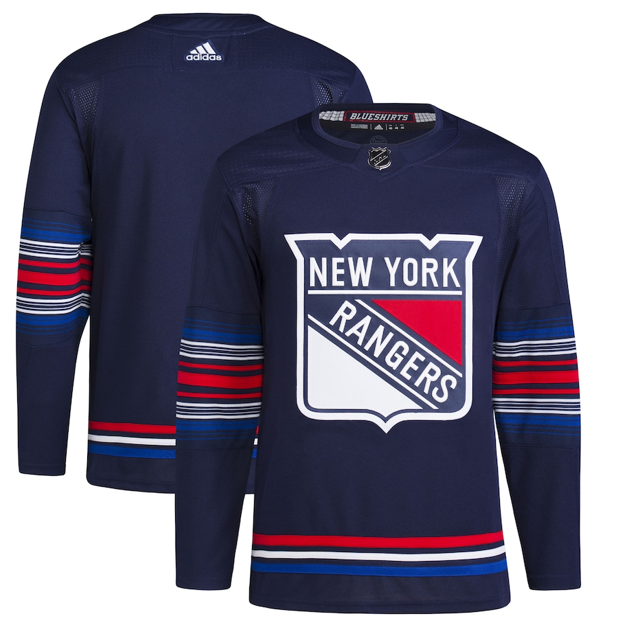 Men's New York Rangers adidas Navy Alternate Authentic Primegreen Jersey - ujerseystore