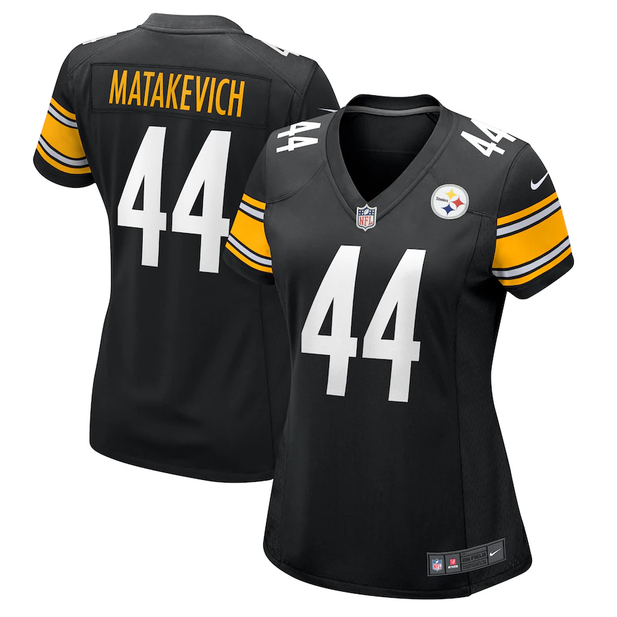 Women's Pittsburgh Steelers Tyler Matakevich Nike Black Game Jersey - ujerseystore