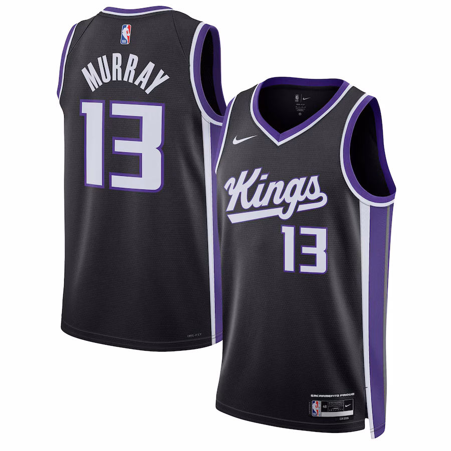 Unisex Sacramento Kings Keegan Murray Nike Black Swingman Jersey - Icon Edition - ujerseystore