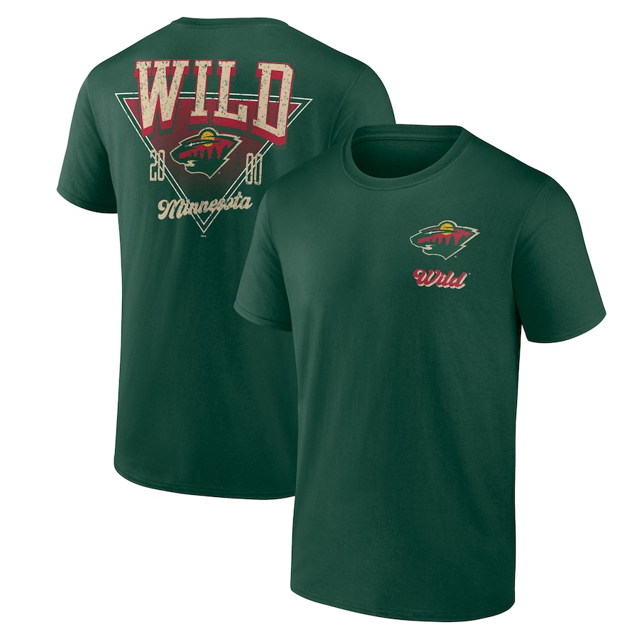 Men's Minnesota Wild Green Never Over T-Shirt - ujerseystore