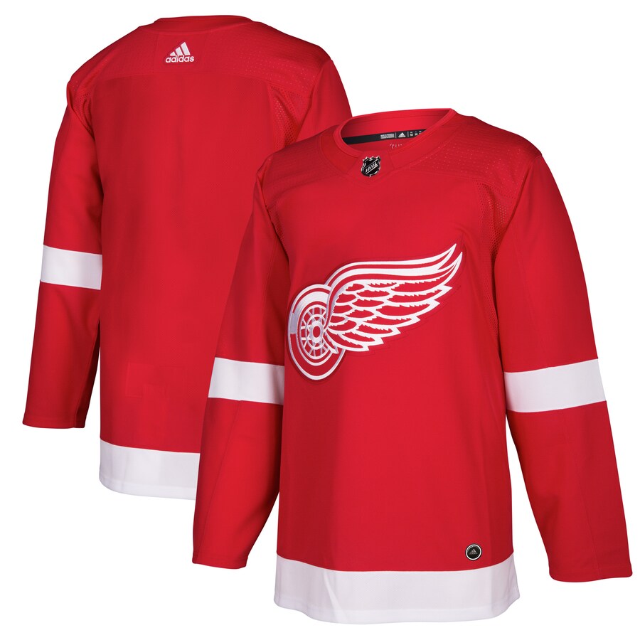 Men's Detroit Red Wings adidas Red Home Authentic Blank Jersey - ujerseystore