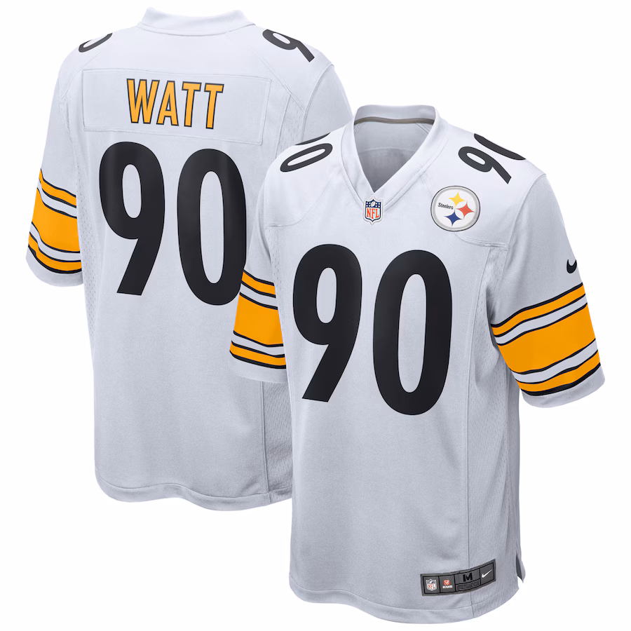 Youth Pittsburgh Steelers T.J. Watt Nike White Game Jersey - ujerseystore