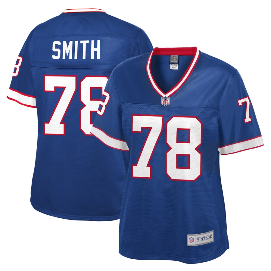 Women's Buffalo Bills Bruce Smith NFL Pro Line Royal Retired Player Replica Jersey - ujerseystore