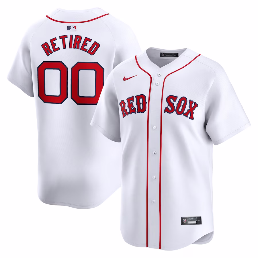 Men's Boston Red Sox Nike White Home Limited Pick-A-Player Retired Roster Jersey - ujerseystore