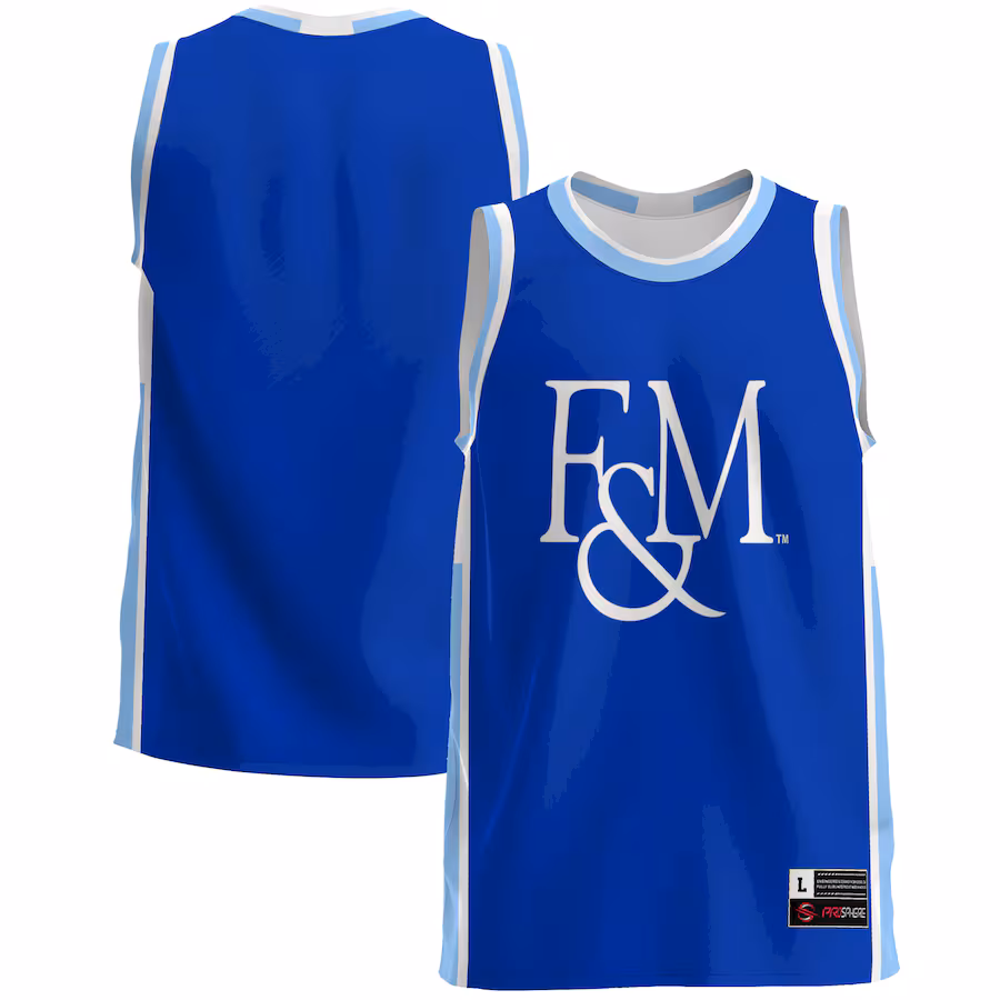 Men's GameDay Greats  Blue Franklin & Marshall Diplomats  Lightweight Basketball Jersey - ujerseystore
