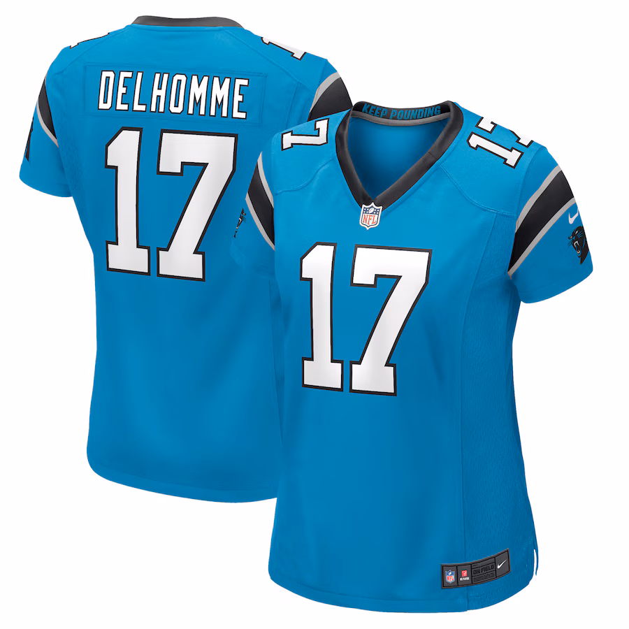 Women's Carolina Panthers Jake Delhomme Nike Blue Retired Player Jersey - ujerseystore