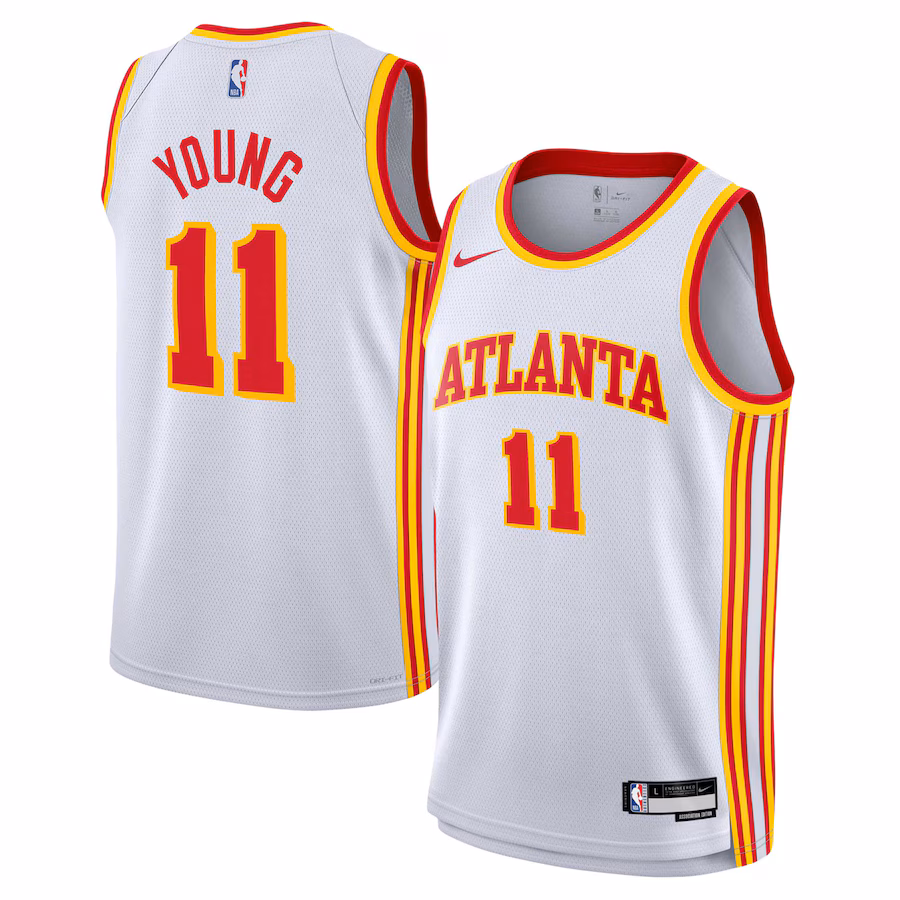 Youth Atlanta Hawks Trae Young Nike White Swingman Jersey - Association Edition - ujerseystore