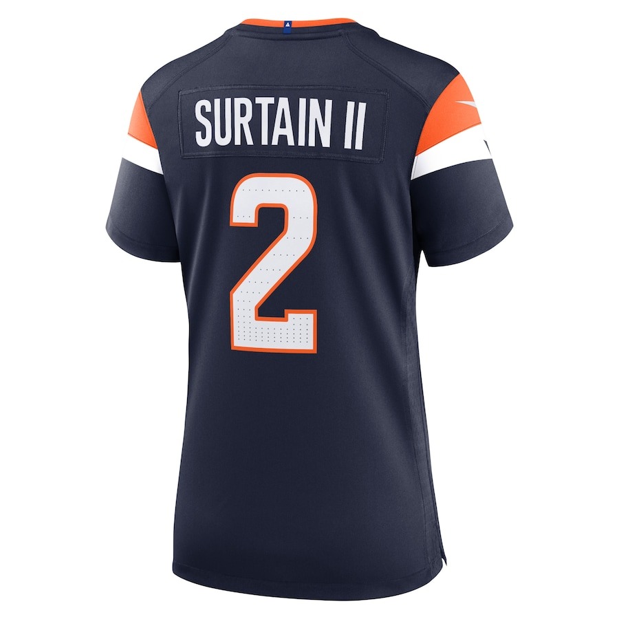 Women's Denver Broncos Patrick Surtain II Nike Navy Alternate Game Jersey - ujerseystore