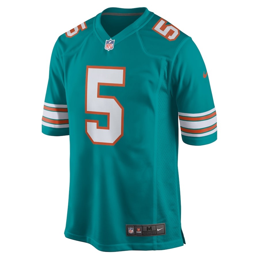 Men's Miami Dolphins Jalen Ramsey Nike Aqua Alternate Game Jersey - ujerseystore