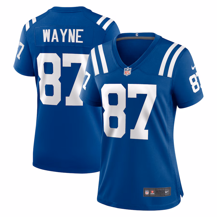 Women's Indianapolis Colts Reggie Wayne Nike Royal Retired Player Game Jersey - ujerseystore