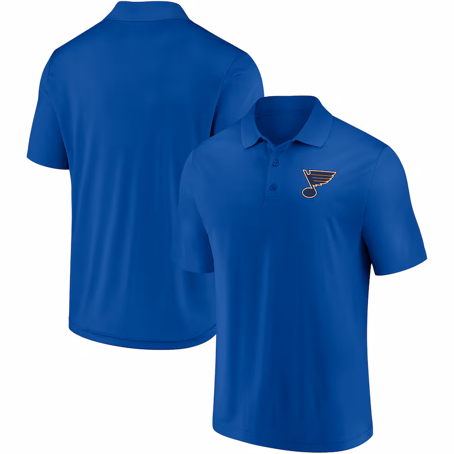 Men's St. Louis Blues Fanatics Blue Winning Streak Polo - ujerseystore