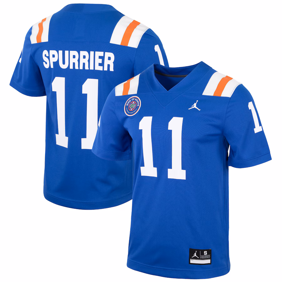 Men's Jordan Brand Steve Spurrier Royal Florida Gators Alternate Ring of Honor Replica Jersey - ujerseystore