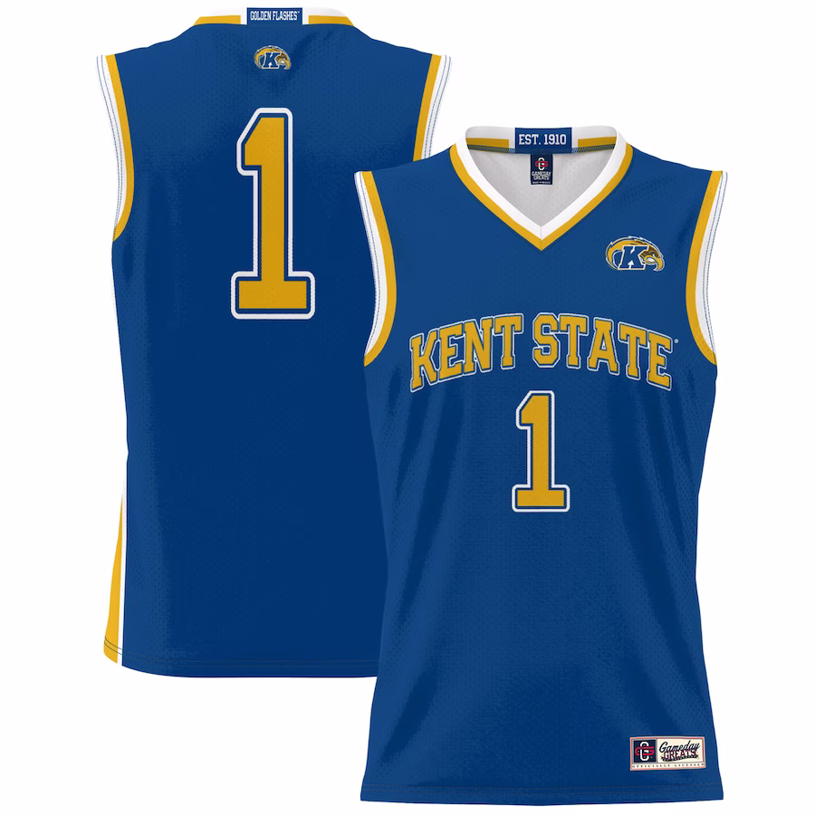 #1 Kent State Golden Flashes GameDay Greats Lightweight Basketball Fashion Jersey - Navy - ujerseystore