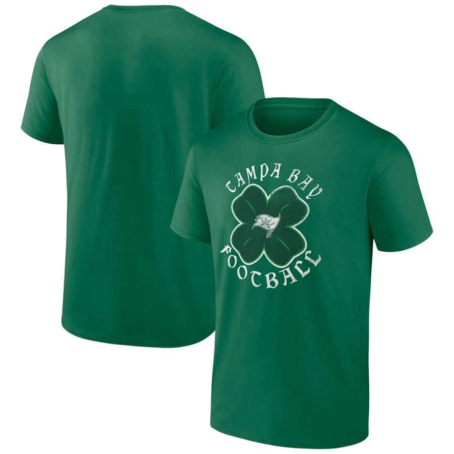 Men's Tampa Bay Buccaneers Fanatics Kelly Green Celtic Clover T-Shirt - ujerseystore