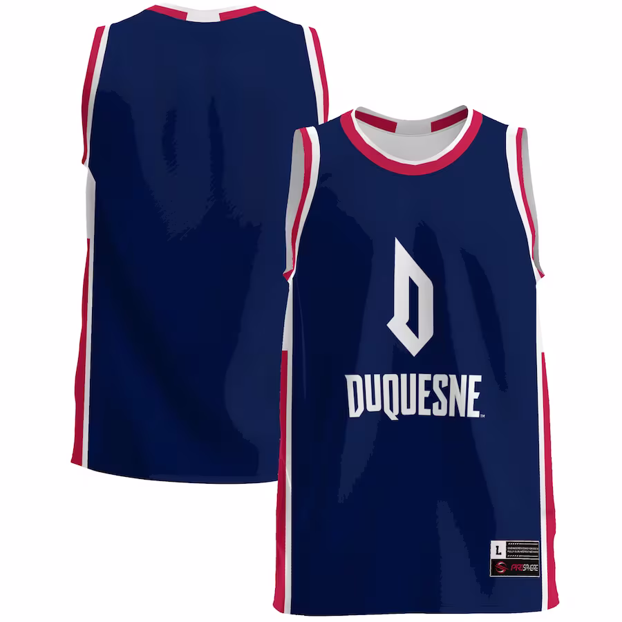Duquesne Dukes GameDay Greats  Lightweight Basketball Jersey - Blue - ujerseystore