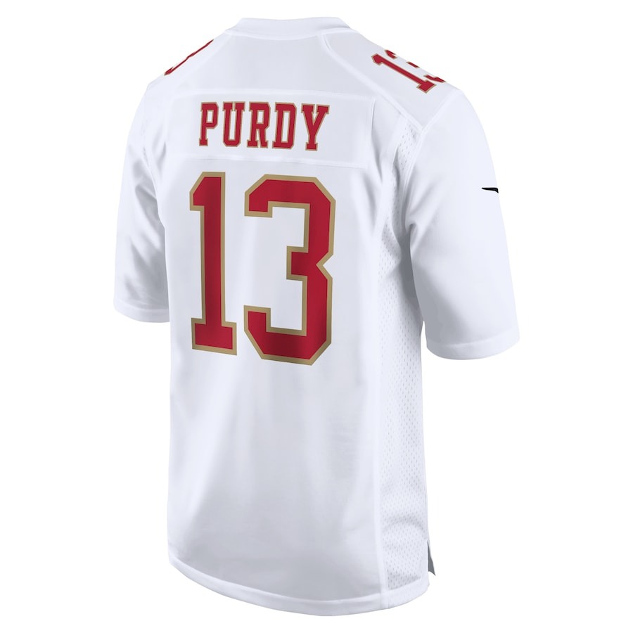 Men's San Francisco 49ers Brock Purdy Nike Tundra White Fashion Game Jersey - ujerseystore