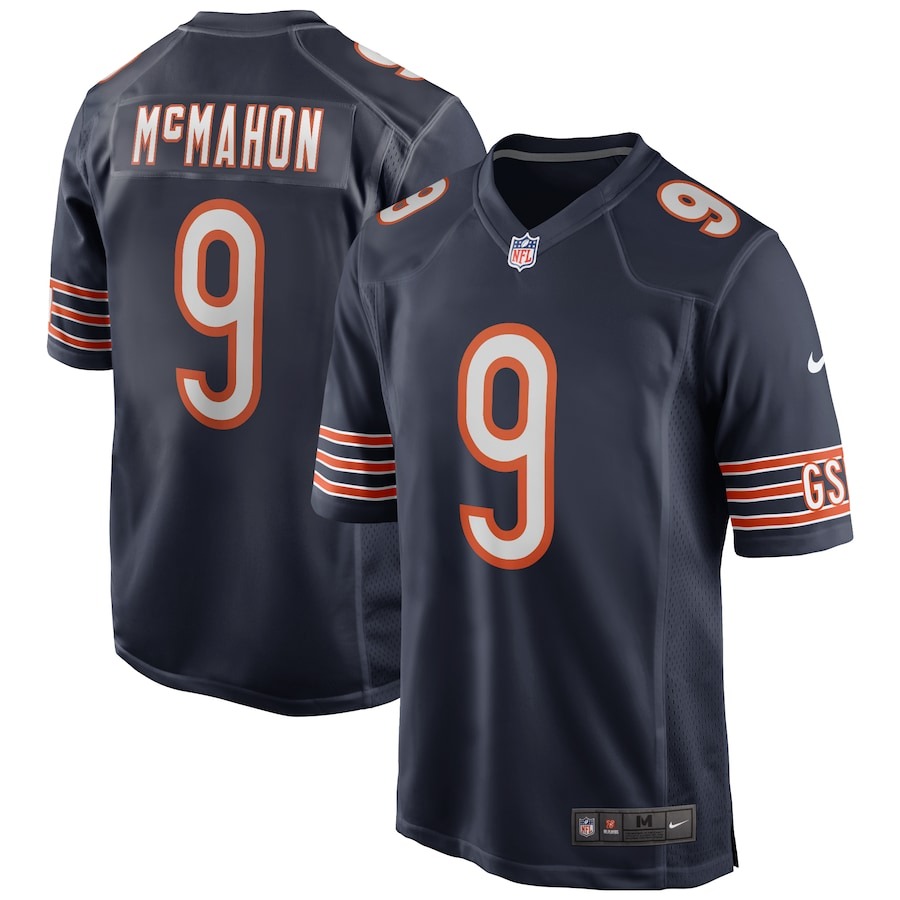 Men's Chicago Bears Jim McMahon Nike Navy Game Retired Player Jersey - ujerseystore