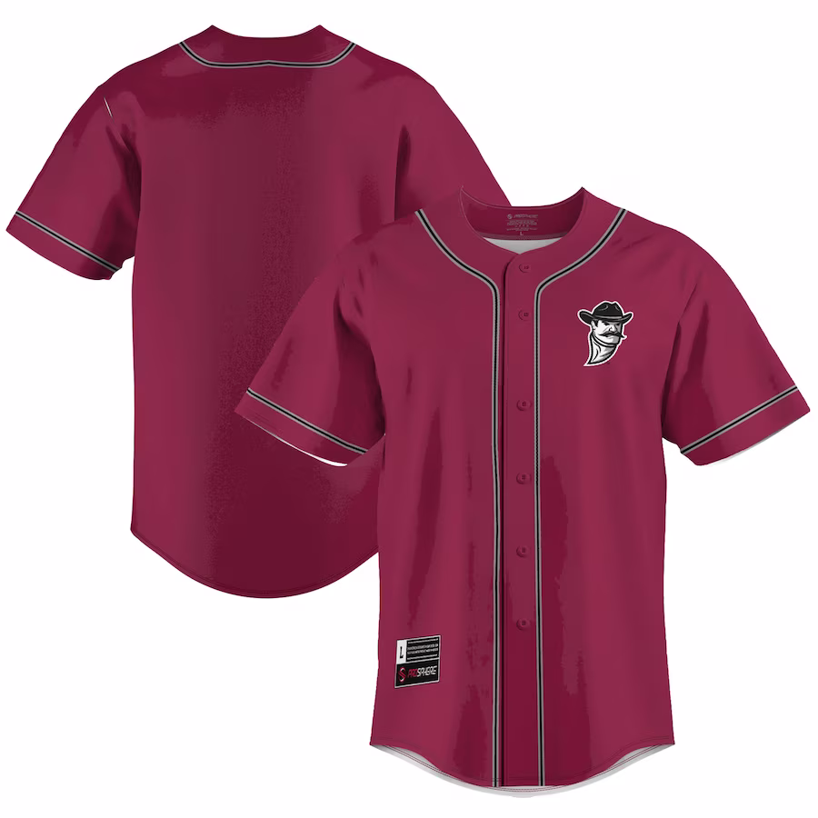 New Mexico State Aggies GameDay Greats  Lightweight Baseball Jersey - Crimson - ujerseystore