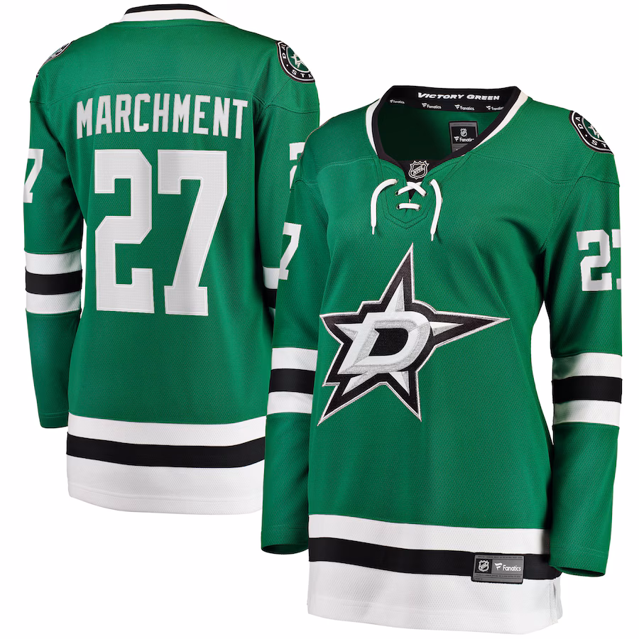 Women's Dallas Stars Mason Marchment Fanatics Kelly Green Home Breakaway Player Jersey - ujerseystore