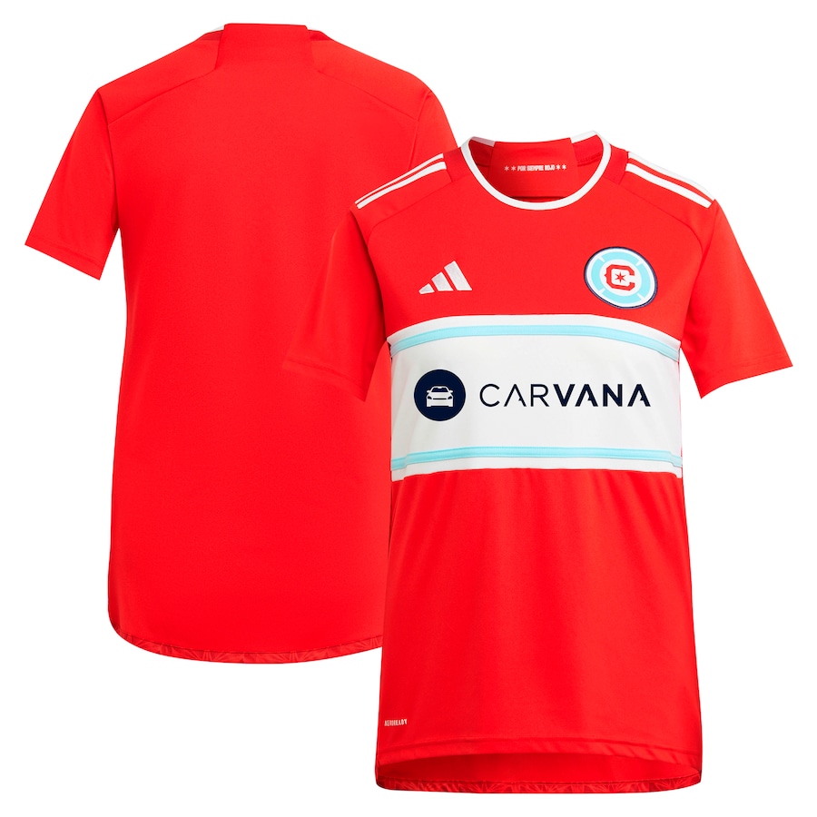 Women's Chicago Fire  adidas Red 2024 Return To Red Replica Jersey - ujerseystore