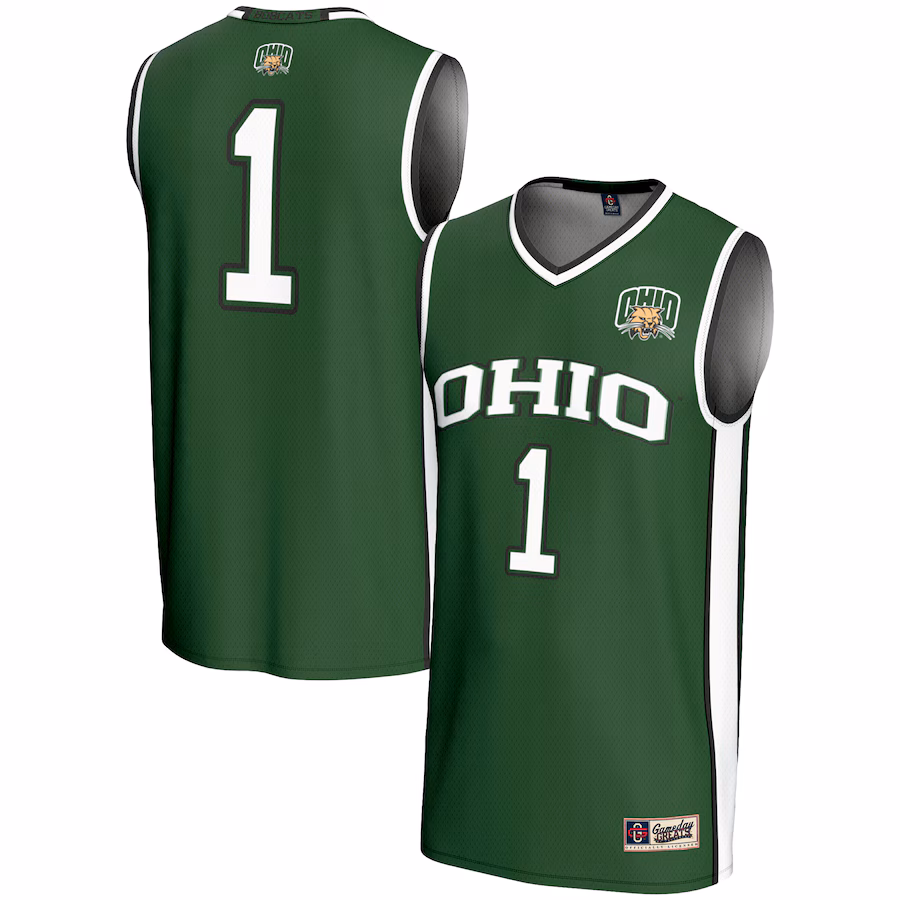 Youth GameDay Greats #1 Green Ohio Bobcats Lightweight Basketball Jersey - ujerseystore