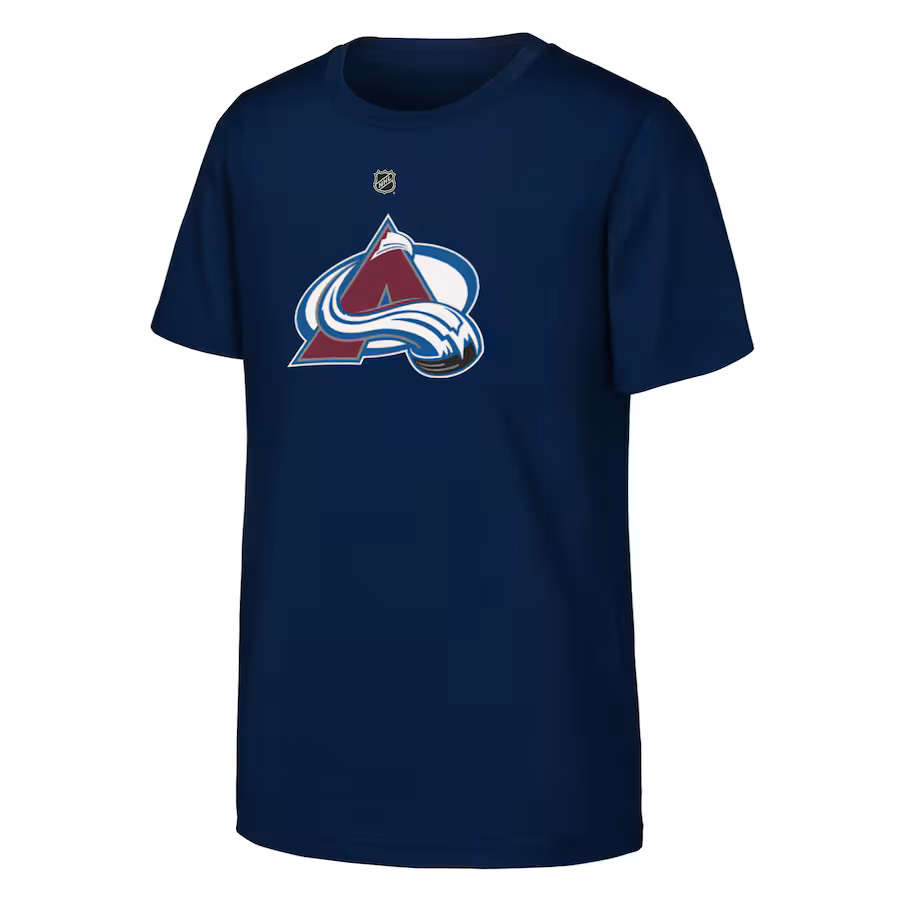 Youth Colorado Avalanche Navy Primary Logo T-Shirt - ujerseystore
