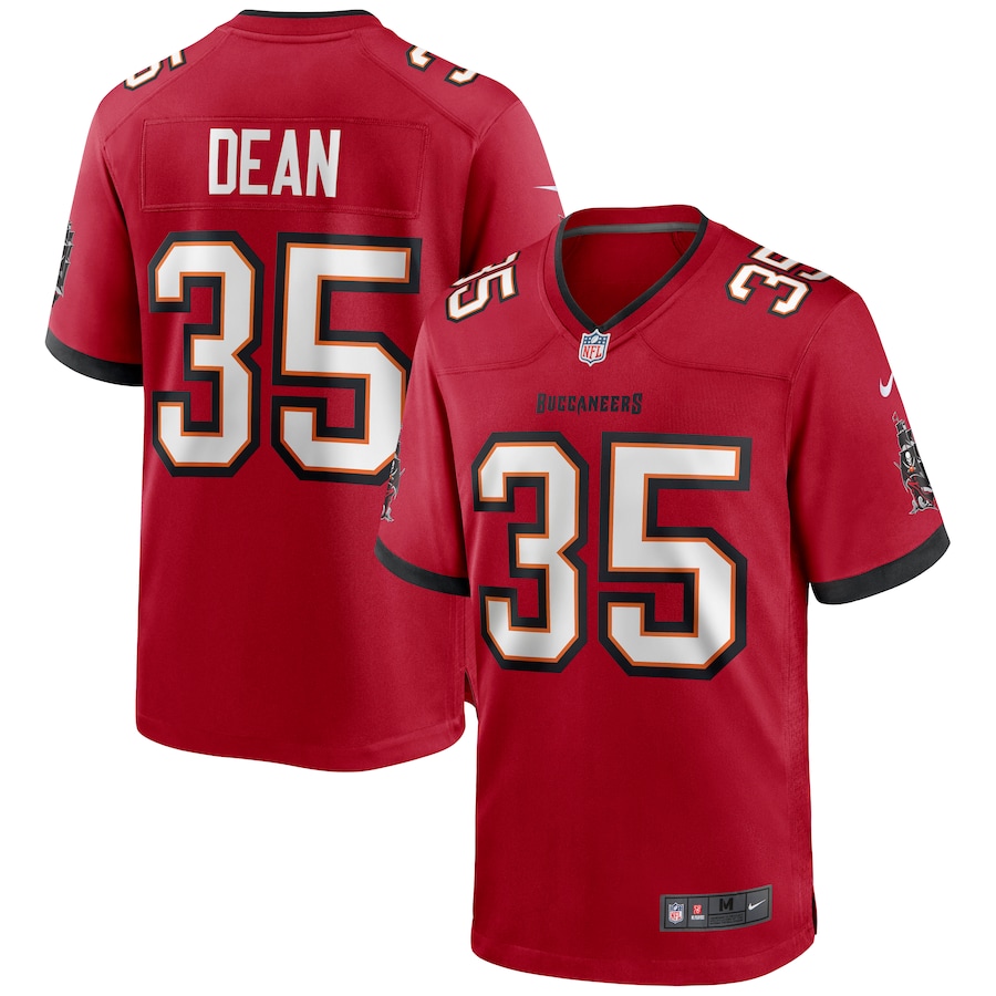 Men's Tampa Bay Buccaneers Jamel Dean Nike Red Game Jersey - ujerseystore