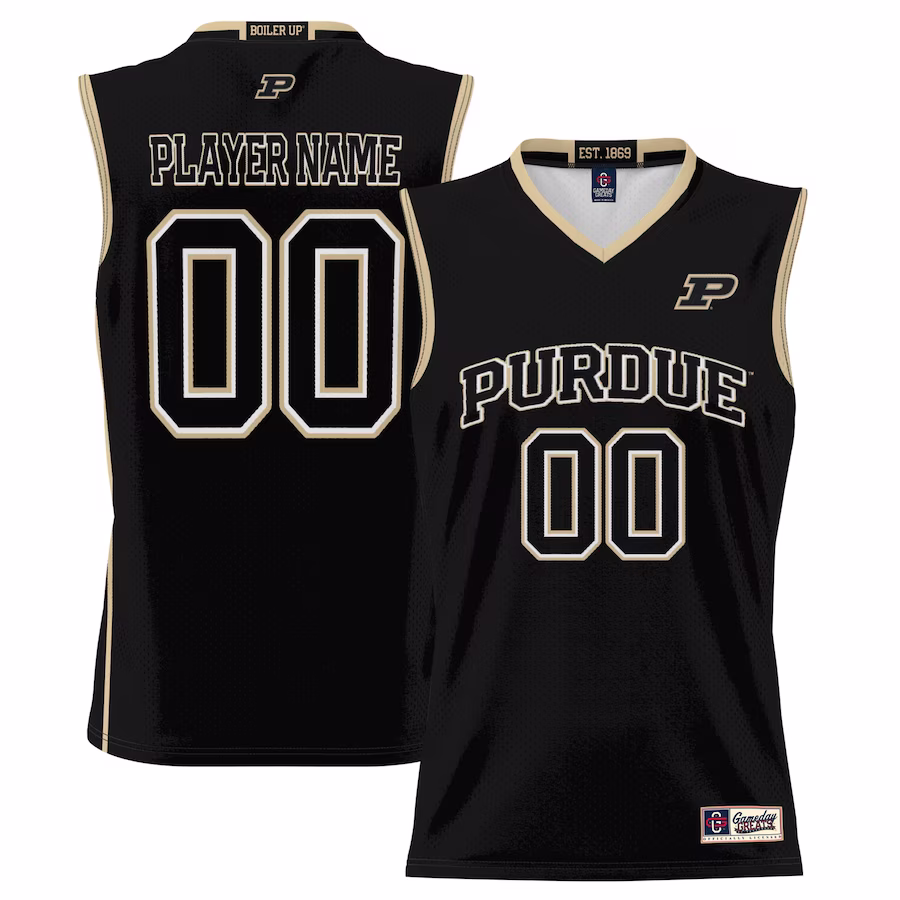 Purdue Boilermakers GameDay Greats Youth NIL Pick-A-Player Lightweight Basketball Jersey - Black - ujerseystore