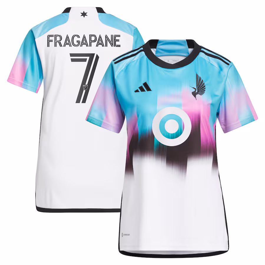 Women's Minnesota United FC Franco Fragapane adidas White 2023 The Northern Lights Kit Replica Jersey - ujerseystore
