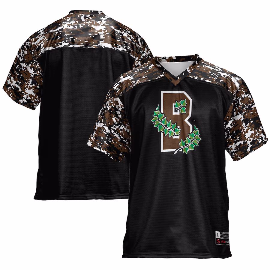 Men's GameDay Greats Brown Brown Bears Football Jersey - ujerseystore