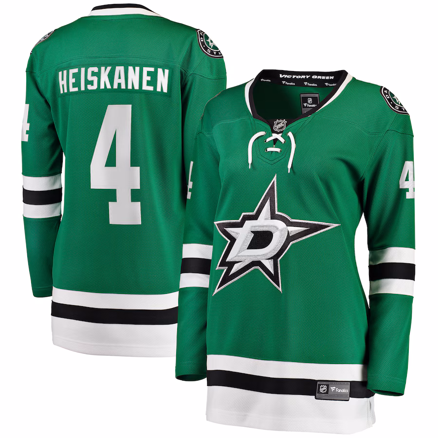 Women's Dallas Stars Miro Heiskanen Fanatics Kelly Green Home Breakaway Player Jersey - ujerseystore