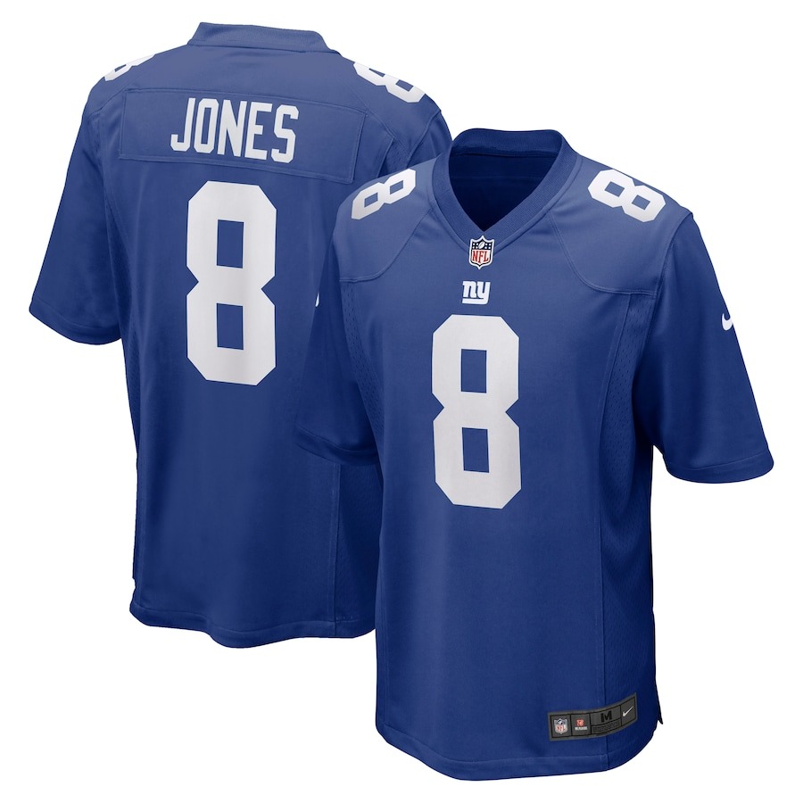 Men's New York Giants Daniel Jones Nike Royal Game Jersey - ujerseystore
