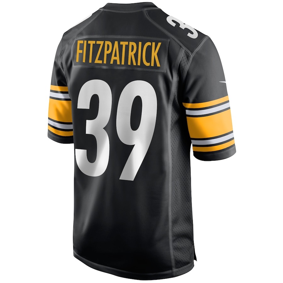 Men's Pittsburgh Steelers Minkah Fitzpatrick Nike Black Game Jersey - ujerseystore