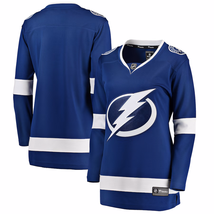 Women's Tampa Bay Lightning Fanatics Blue Breakaway Home Jersey - ujerseystore