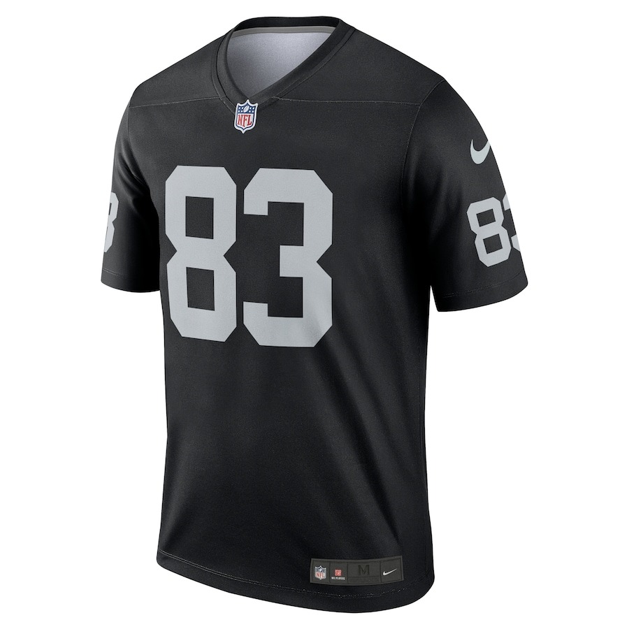 Men's Las Vegas Raiders Darren Waller Nike Black Legend Jersey - ujerseystore
