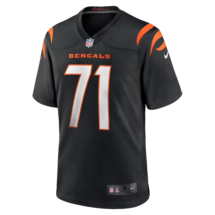 Men's Cincinnati Bengals Amarius Mims Nike Black 2024 NFL Draft First Round Pick Player Game Jersey - ujerseystore